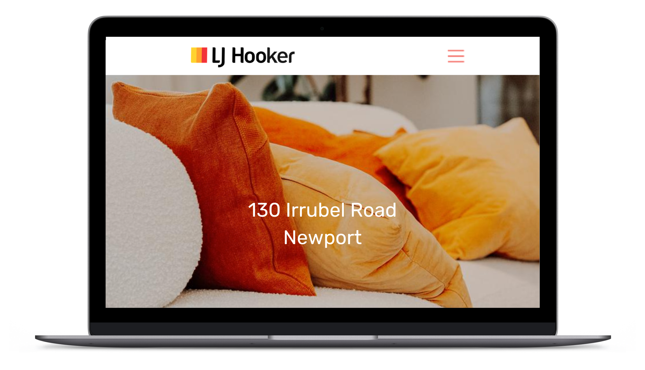 LJ Hooker Engage Macbook Mock up